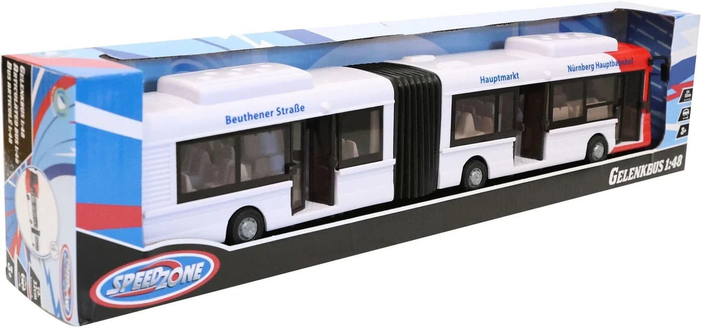 Speedzone Gelenkbus Spielzeugauto SZ mit beweglichen Gelenken
