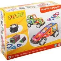 Vedes CR Magnet Bauset mit Rädern 32-teilig Bunt