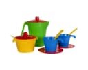Vedes Kinder-Küchenset SpielMaus 11-tlg. Kaffeeservice Teeservice Bunt Bild 1