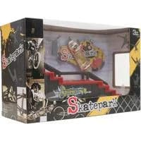 Vedes Fingerskateboard Rampe Set inkl. Board & Werkzeug 24x11x9cm