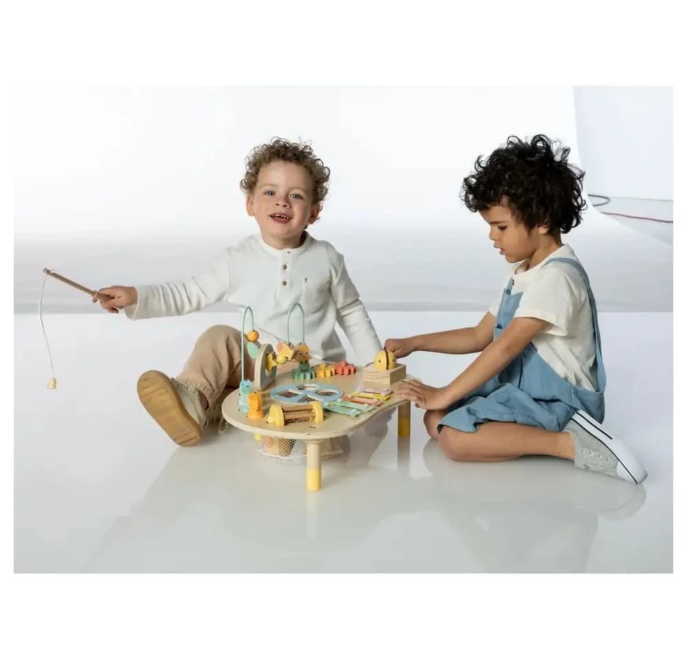 Spielmaus® Motorik-Spieltisch Holz mit Formenlernspiel - Bild 3