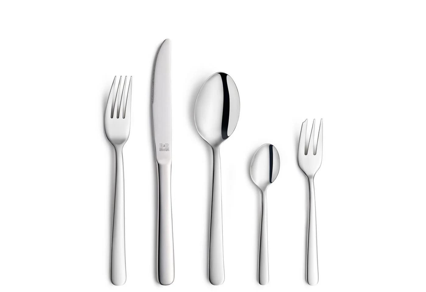 Beckmann & Rommerskirchen Besteck-Set LUNA 60-tlg. Silber Edelstahl - Bild 2