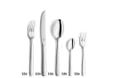 Beckmann & Rommerskirchen Besteck-Set LUNA 60-tlg. Silber Edelstahl Bild 3