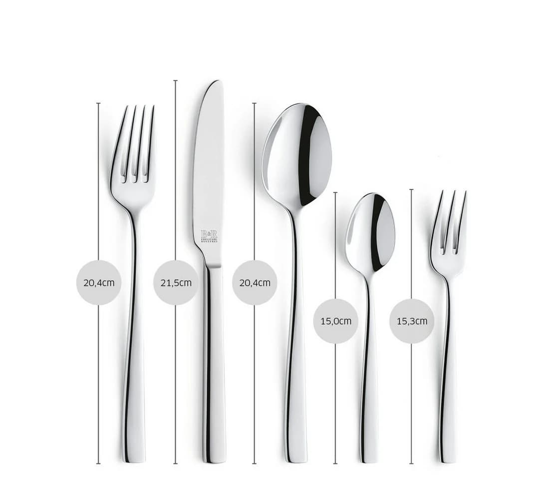 Beckmann & Rommerskirchen Besteck-Set LEO 60-tlg. Silber - Bild 3