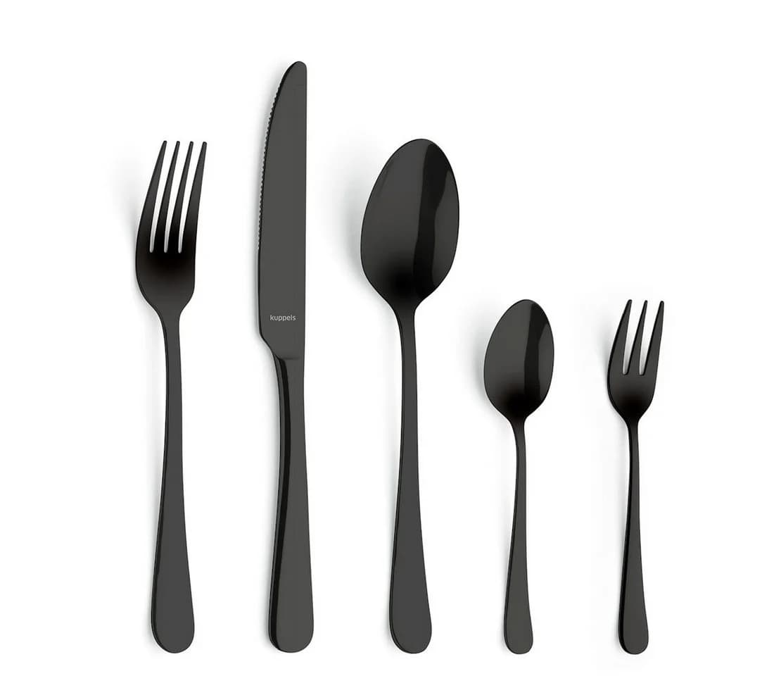 Kuppels Besteck-Set DELIA 30-tlg. Schwarz PVD Edelstahl - Bild 5