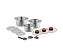 Kuppels Topf-Set QUICK CLACK PRO 12-tlg. Edelstahl 18/10 mit abnehmbaren Griffen Bild 2