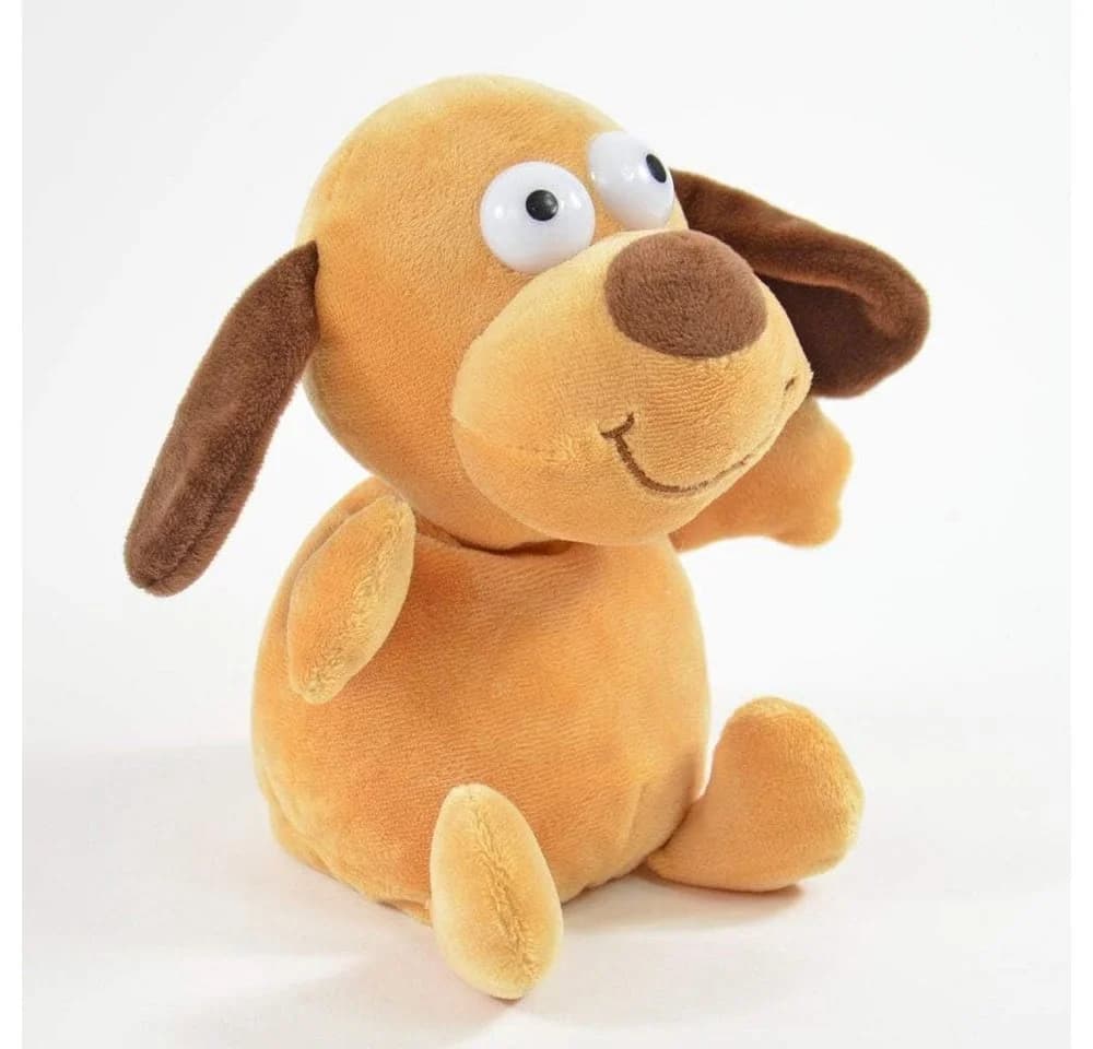 Kögler Plüschfigur Labertier Hund Bruno - Braun, witzig nachplappernd - Bild 3