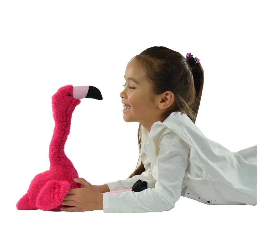 Kögler Labertier Flamingo PEET Nachsprechendes Kuscheltier Rosa - Bild 3