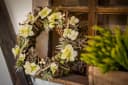 CreaFlor Home Herbstkranz mit Hortensien und Apfelzweigen Bild 1