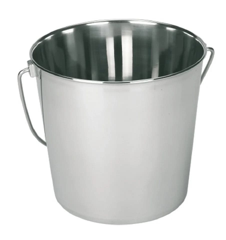 Kerbl Edelstahleimer 5,7 l mit Tragegriff