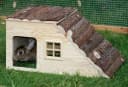 Kerbl Nagerhaus mit Rampe, naturbelassen Bild 1