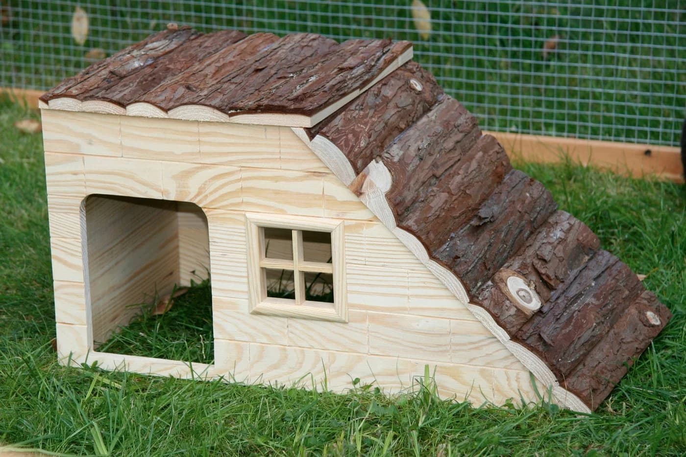 Kerbl Nagerhaus mit Rampe, naturbelassen - Bild 3