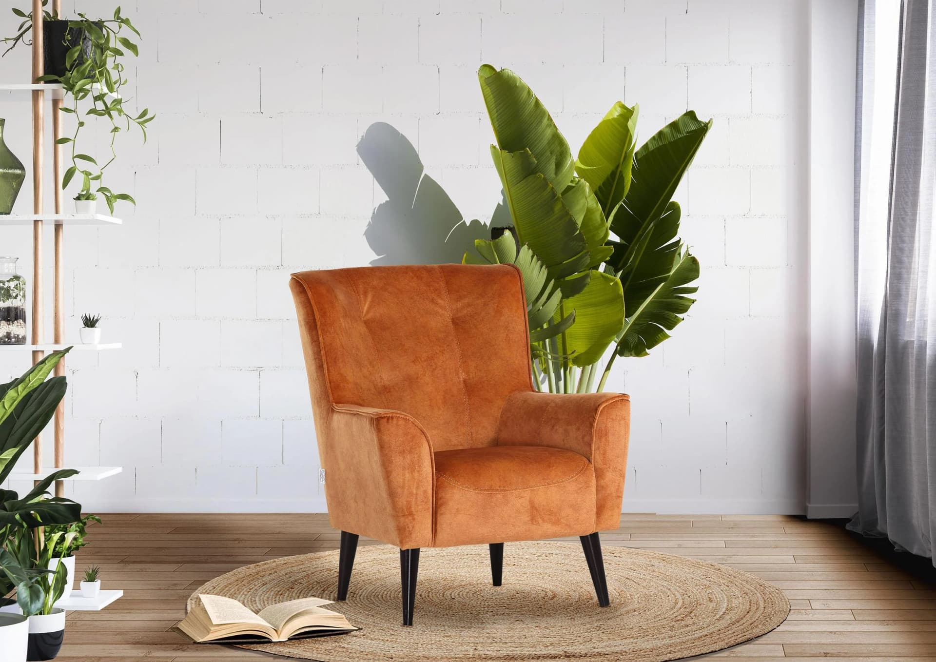 Sessel GUTMANN FACTORY Meggy Terracotta Modern