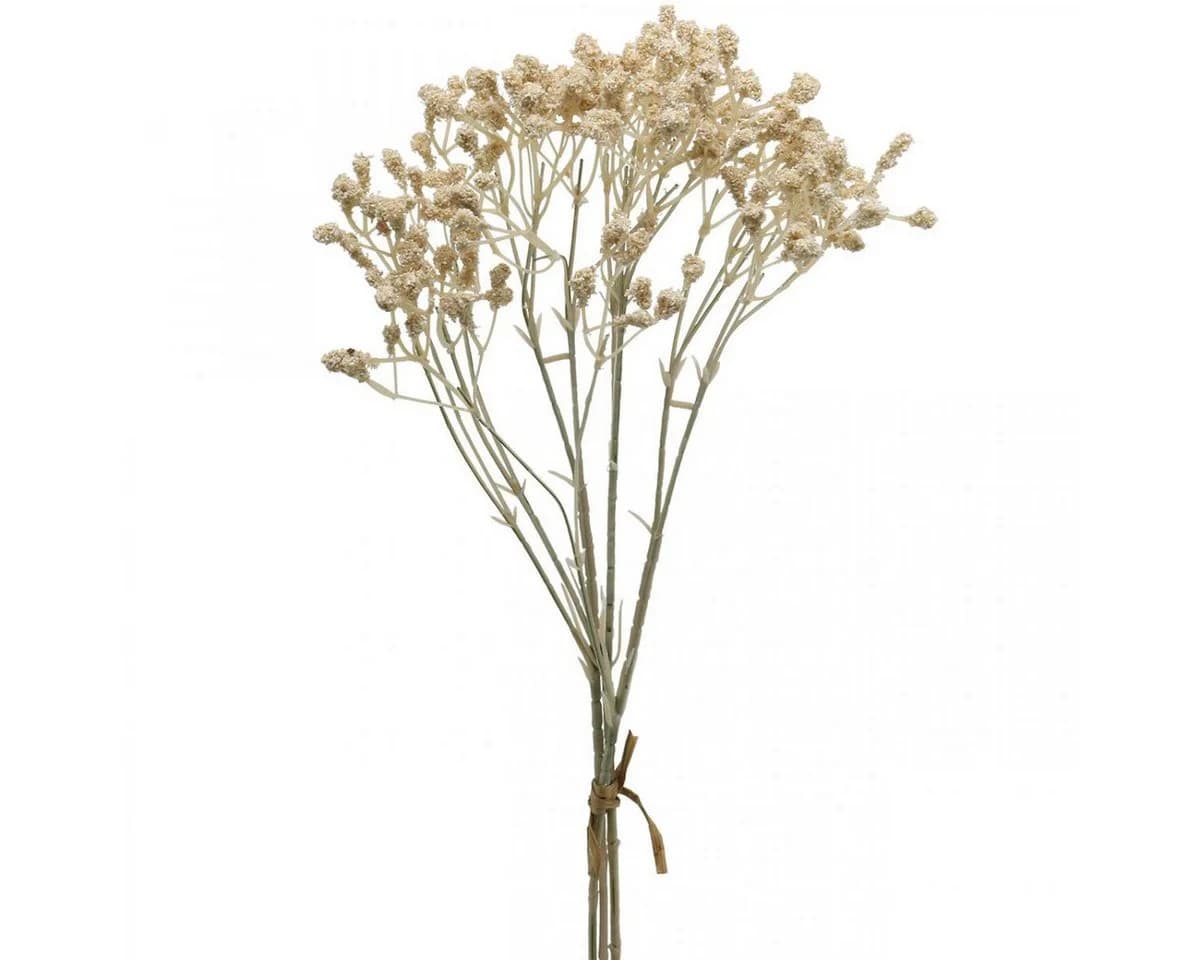 Florists Products Kunstblume Schleierkraut Creme 46cm 3er Bund - Bild 2