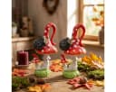 Florists Products Fliegenpilz Igel Deko Herbst Rot Glitzer 14cm 2St Bild 1