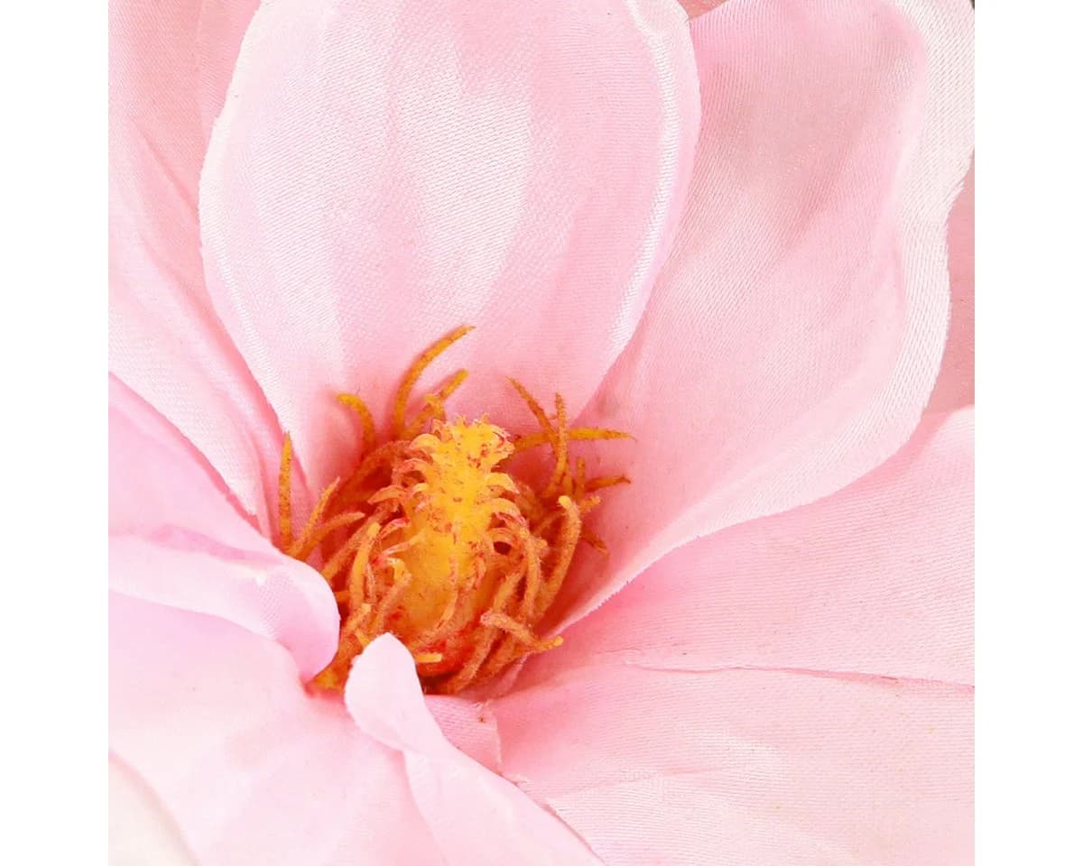 Viana Magnolienzweig Deko Rosa Grün 2 Stück