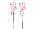 Viana Magnolienzweig Deko Rosa Grün 2 Stück Bild 3