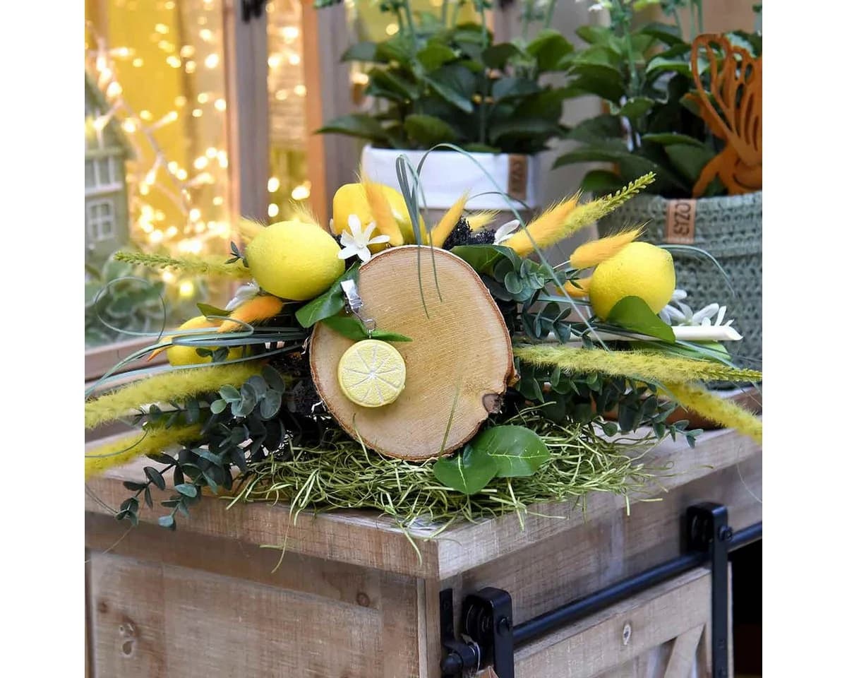 Florists Products Trockenblume Lagurus Gelb Dekogras Hasenschwanz-Gras