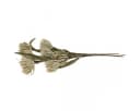 Florists Products Kunstblume 3er-Bund Beige Grün beflockt Bild 3