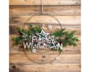 Viana Metallring Deko Gold Scandi Ring DIY Ø 25,5cm 6 Stk Bild 1