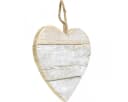 Viana Dekoherz Weiß Shabby Chic aus Holz Bild 1