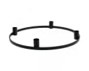 Florists Products Kerzenring Schwarz Metall Ø35cm für Stabkerzen Bild 2