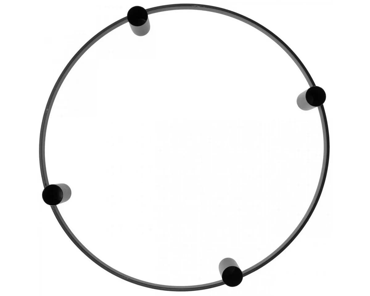 Florists Products Kerzenring Schwarz Metall Ø35cm für Stabkerzen - Bild 5