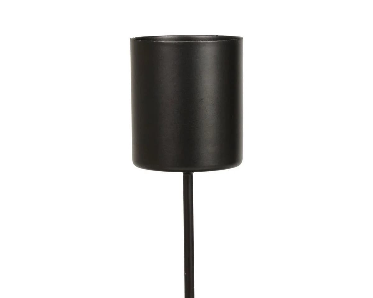 Florists Products Kerzenhalter Schwarz Metall 4 Stück - Bild 3