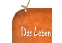 Viana Metallschild mit Spruch Garten Deko Wand Schild Rustikal Braun Bild 4