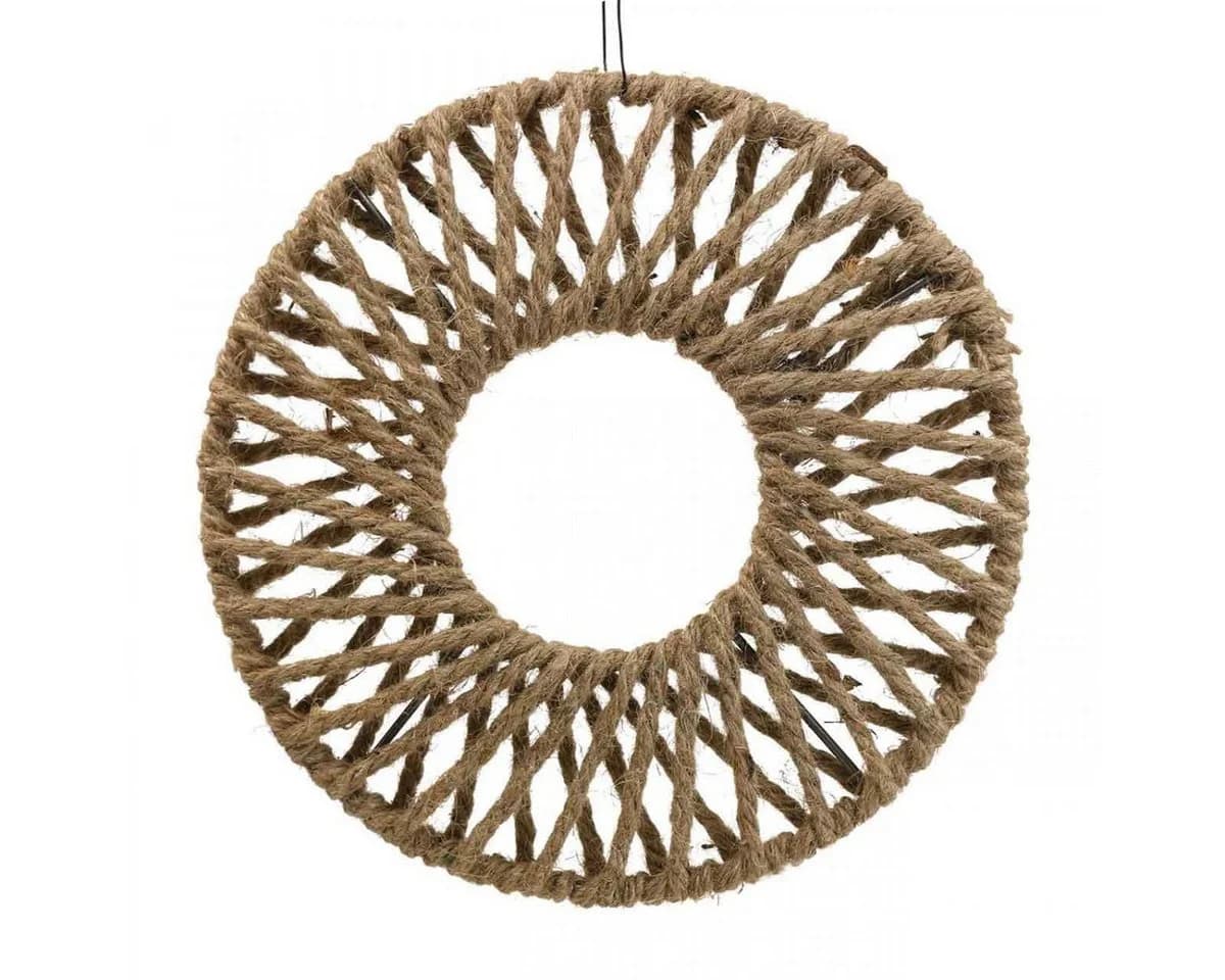 Viana Boho Dekoring Jutekordel Makramee Musterring Wanddeko Handmade - Bild 2