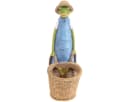 Viana Dekofigur Frosch Gärtner Polyresin Pflanztopf Gartendeko Bild 3