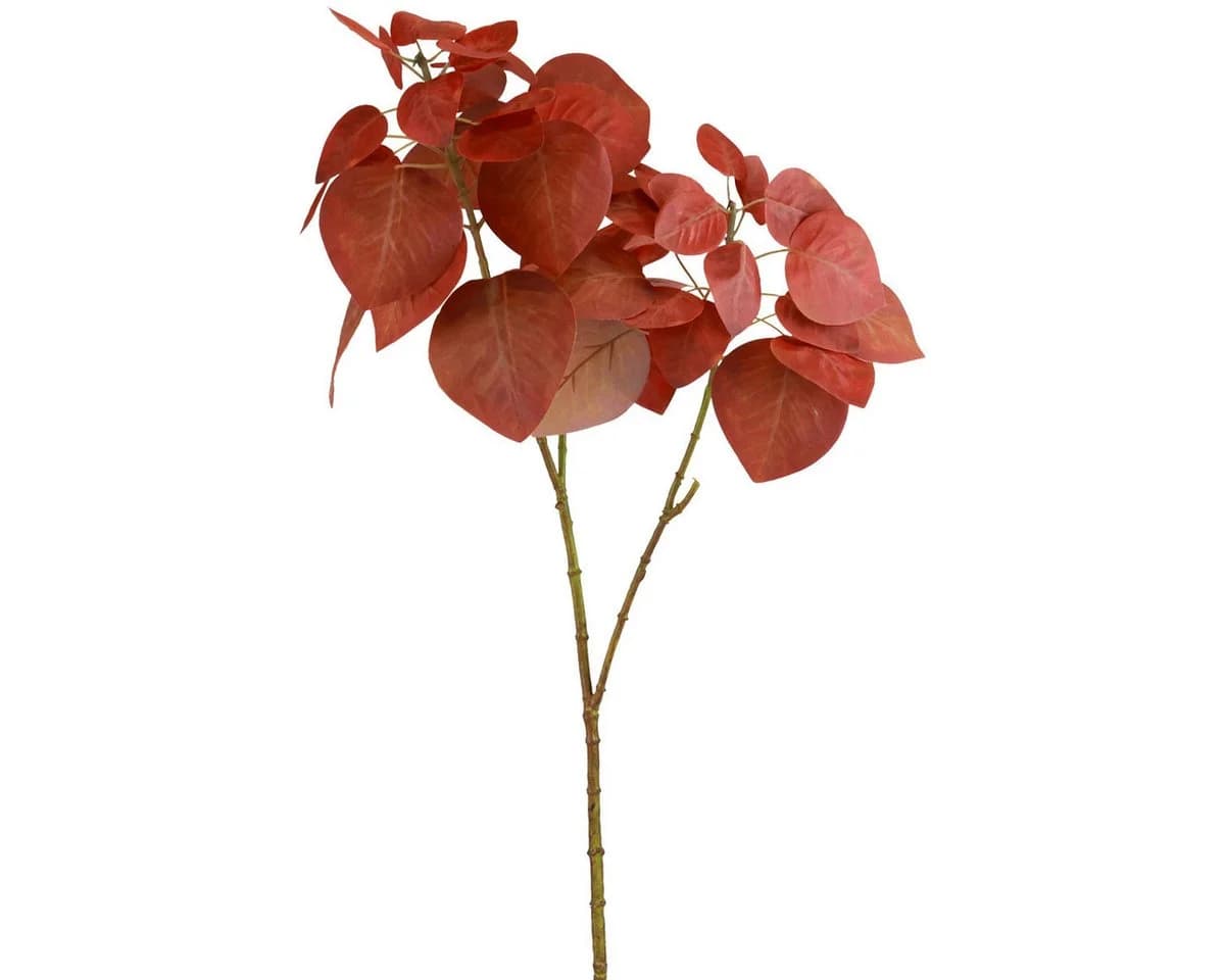 Florists Products Dekozweig Talgbaum Rote Blätter 72cm Kunstpflanze Herbstdeko - Bild 2