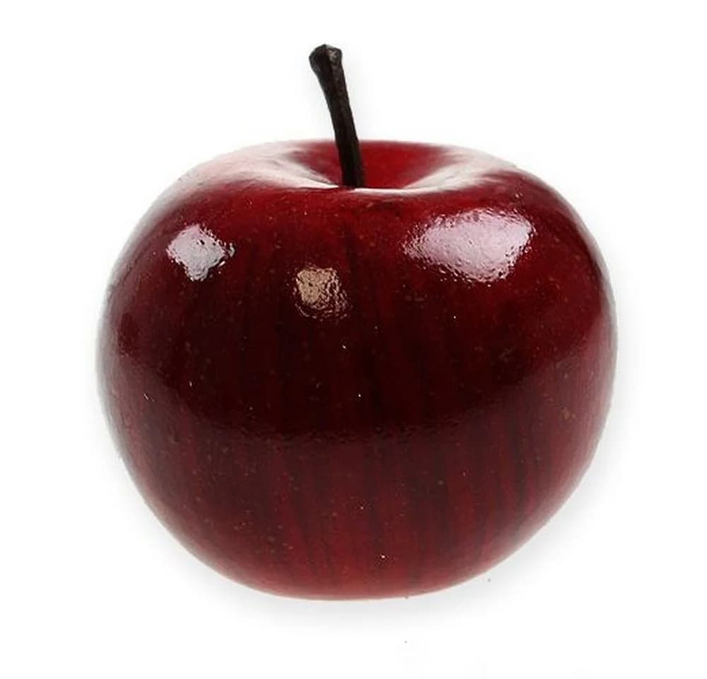 Viana Künstliche Äpfel Rot 6er Set 6cm glänzend