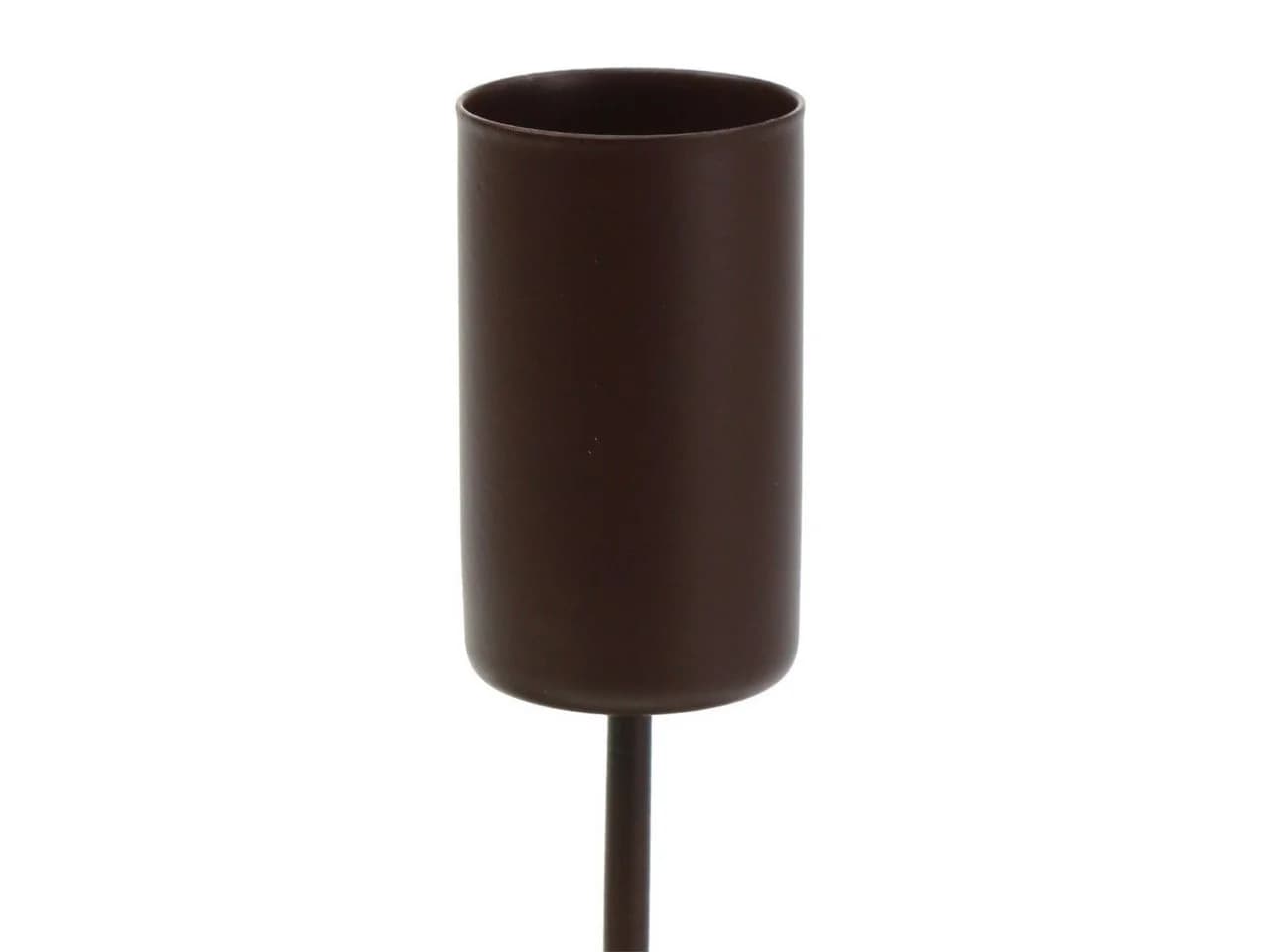 Viana Kerzenhalter Braun Metall Kerzenstecker für Adventskranz und Gestecke - Bild 2
