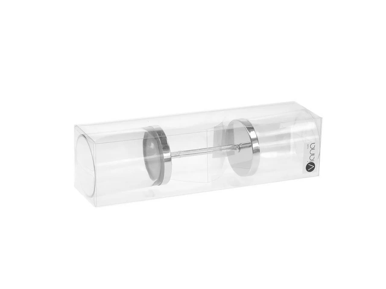 Florists Products Kerzenhalter 2er Set Metall Glas Silber - Bild 3