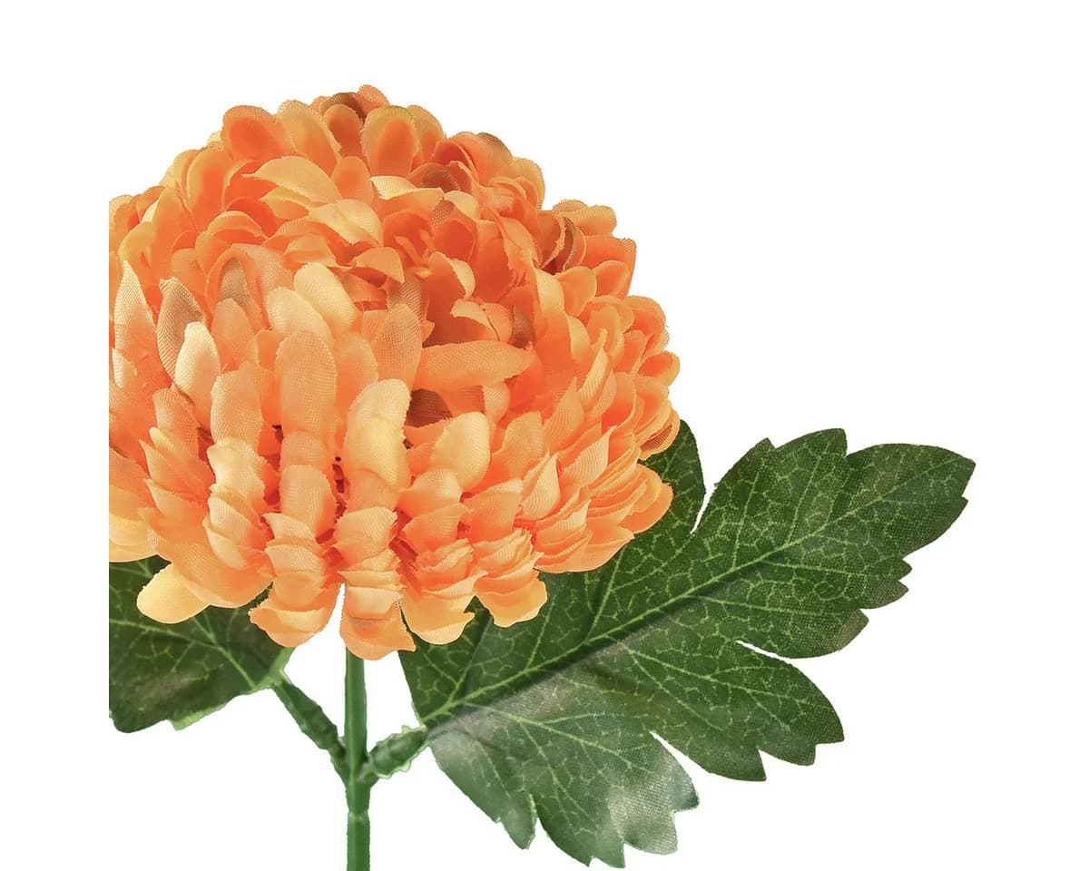 Florists Products Künstliche Chrysantheme Orange 4er Set
