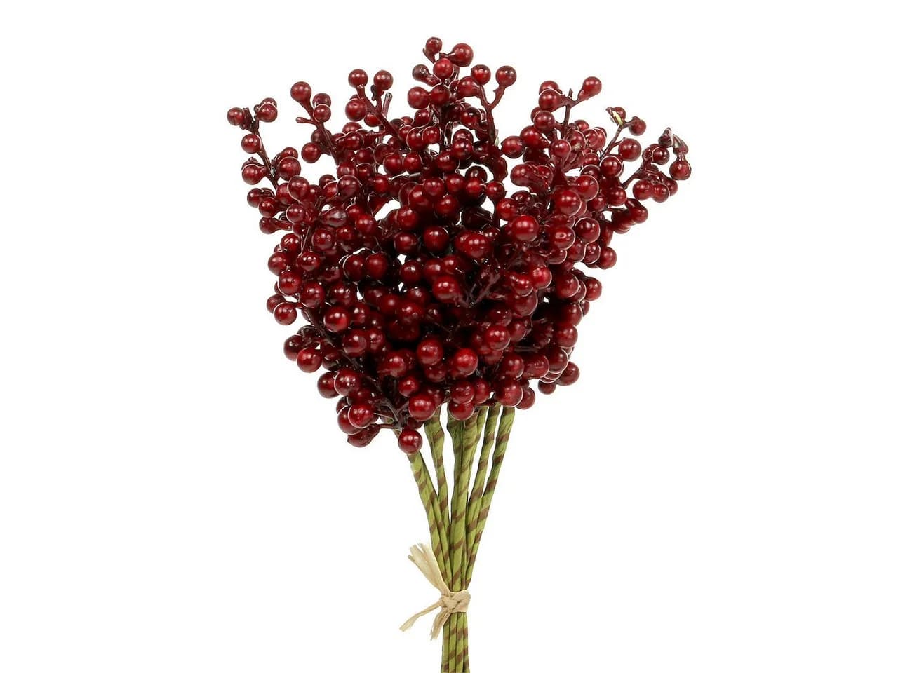 Viana Künstliche Beerenpick Rot 23cm 12 Stück - Deko-Zweig für Herbst - Bild 2