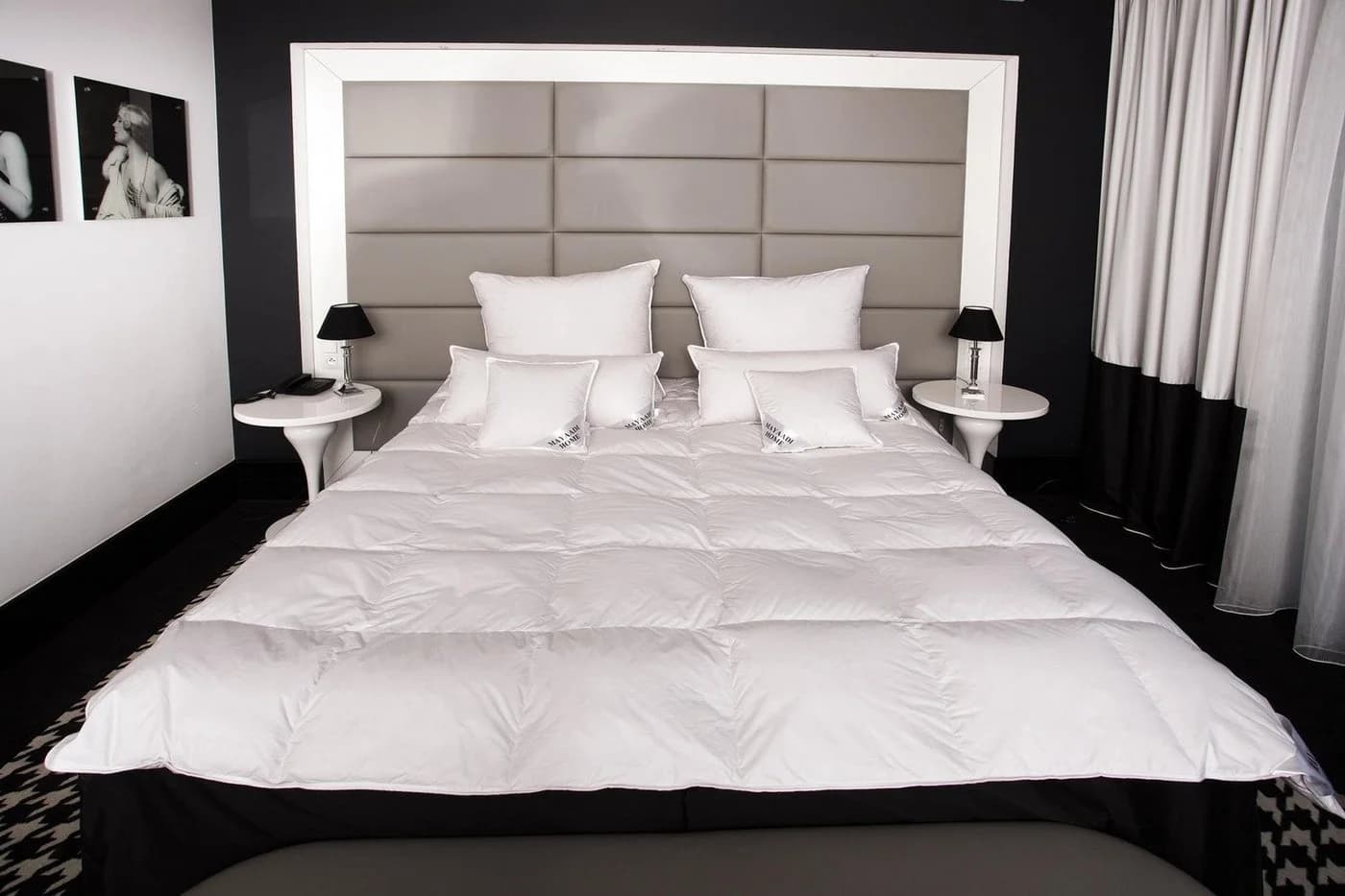Mayaadi Home Baumwollbettdecke 135x200 cm 15% Daunen 85% Federn Weiß