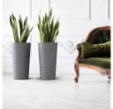 Siena Garden Pflanzkübel Rillenoptik Rund Graphit Bild 4