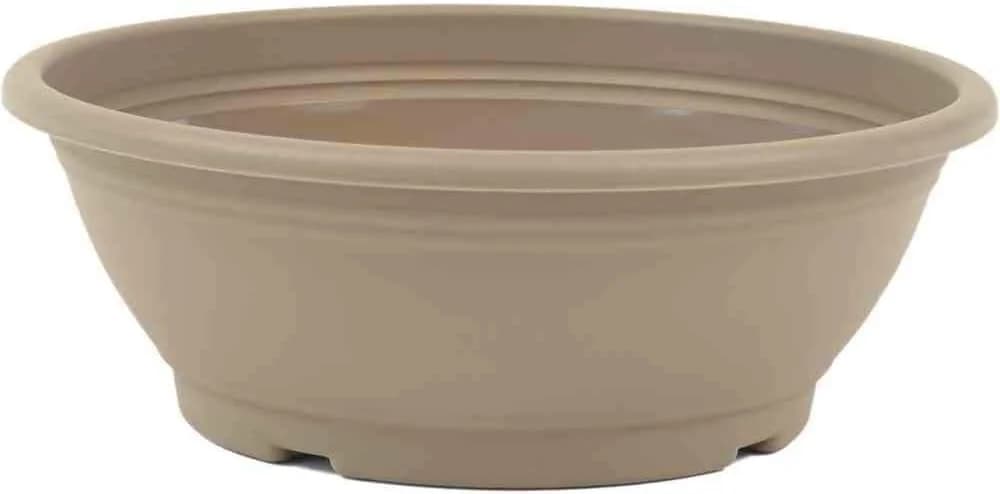 Siena Garden Pflanzschale rund Taupe 50cm