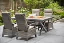 Siena Garden Garten-Essgruppe Corido 5-tlg. Aluminium Keramik Bild 2