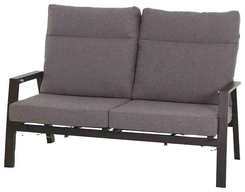 Gartenlounge-Set SIENA GARDEN Valencia Anthrazit Aluminium 3-tlg.