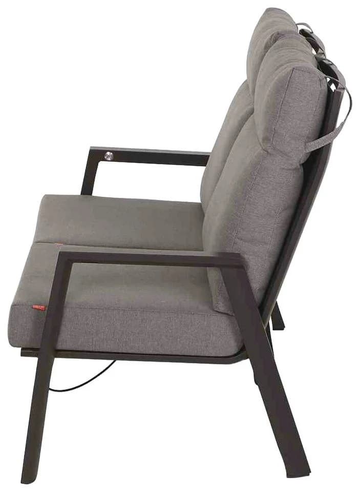Gartenlounge-Set SIENA GARDEN Valencia Anthrazit Aluminium 3-tlg. - Bild 3