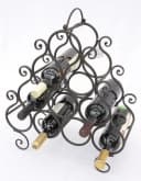 DanDiBo Weinregal aus Metall für 10 Flaschen 52 cm Flaschenhalter Bild 4