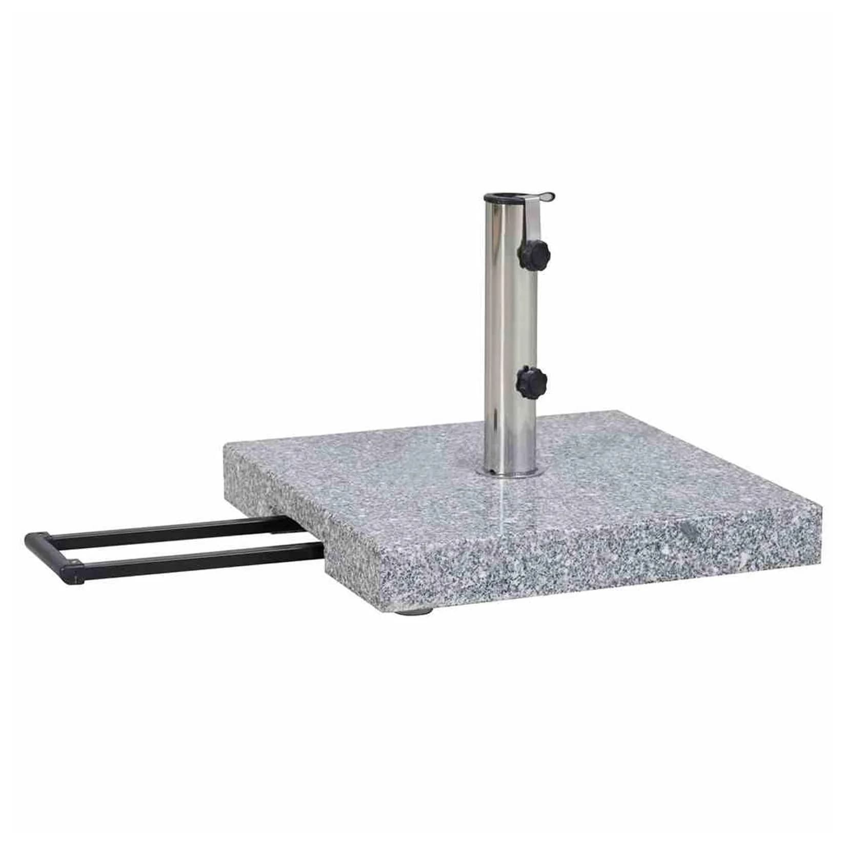 Siena Garden Granitständer Trolley 45 kg eckig mit Trolley-Auszug und Rollen - Bild 2