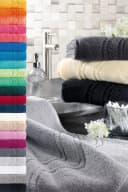 ROSS Cashmere Feeling Duschtuch Ozeanblau 100% Baumwolle Frottier Bild 1