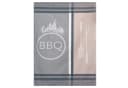 ROSS Geschirrtuch Modern BBQ Grau-Beige 100% Baumwolle Bild 2