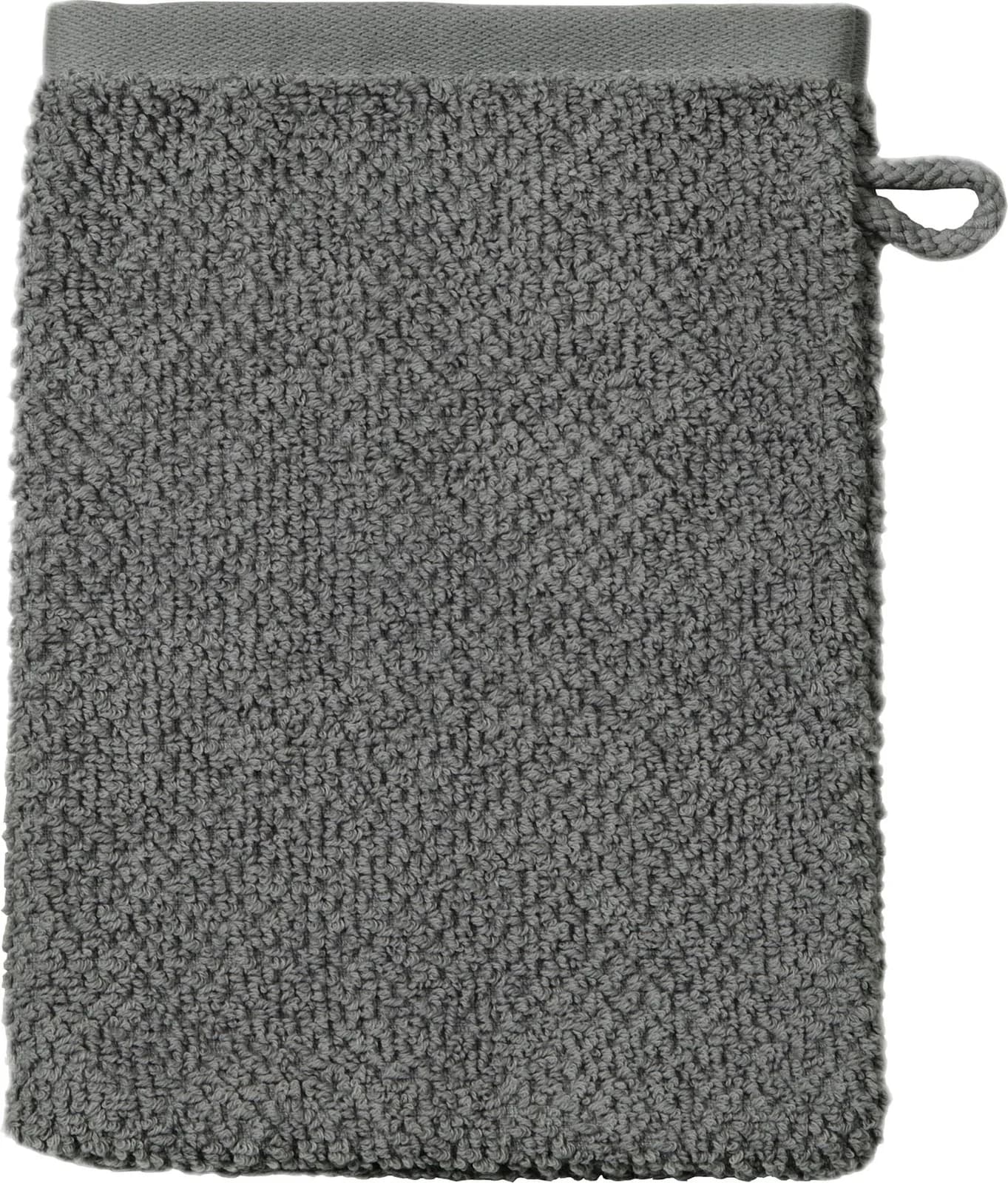 Waschhandschuh SELECTION Bio-Baumwolle Grau