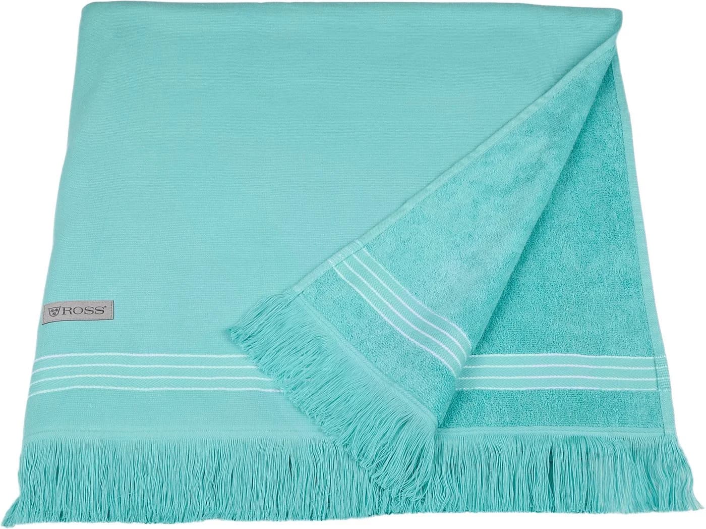 ROSS Hamamtuch Hamam Lagune 90x180cm Baumwolle Frottier - Bild 2