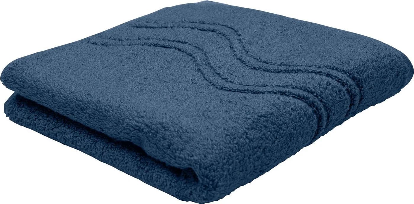 ROSS Cashmere Feeling Handtuch Nachtblau Frottier 100% Baumwolle - Bild 2